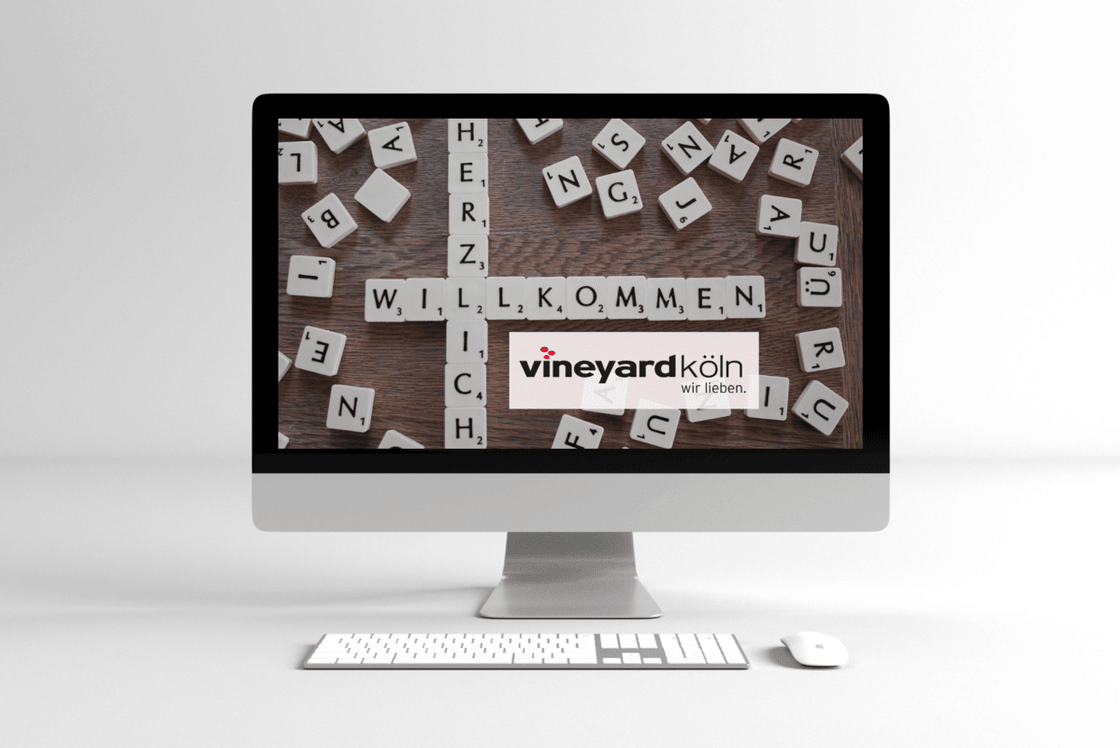 Vineyard Köln screen design