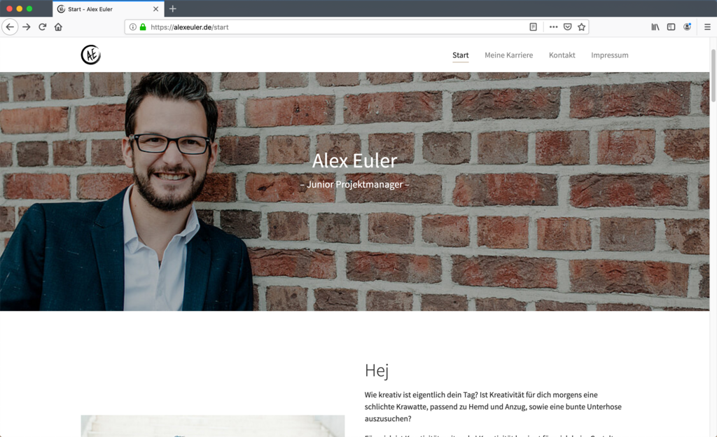 Desktop Ansicht 2019 (TYPO3) Desktop Ansicht 2019 (TYPO3)