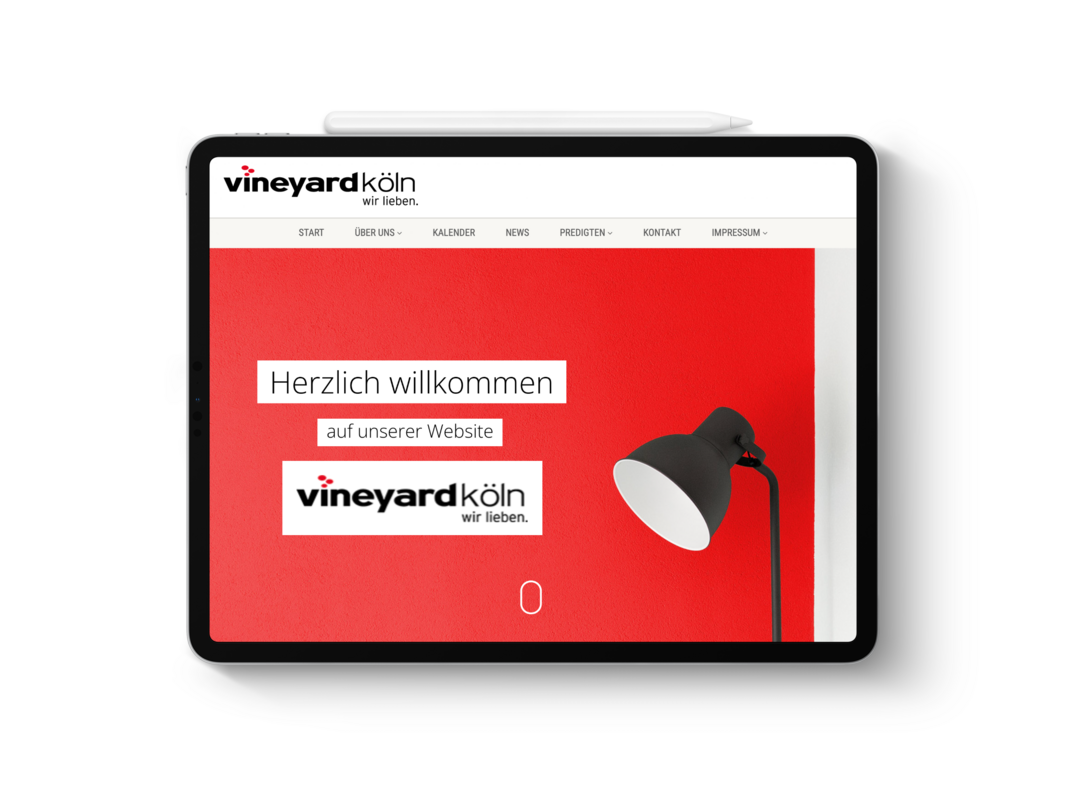 Vineyard Köln – Website Relaunch