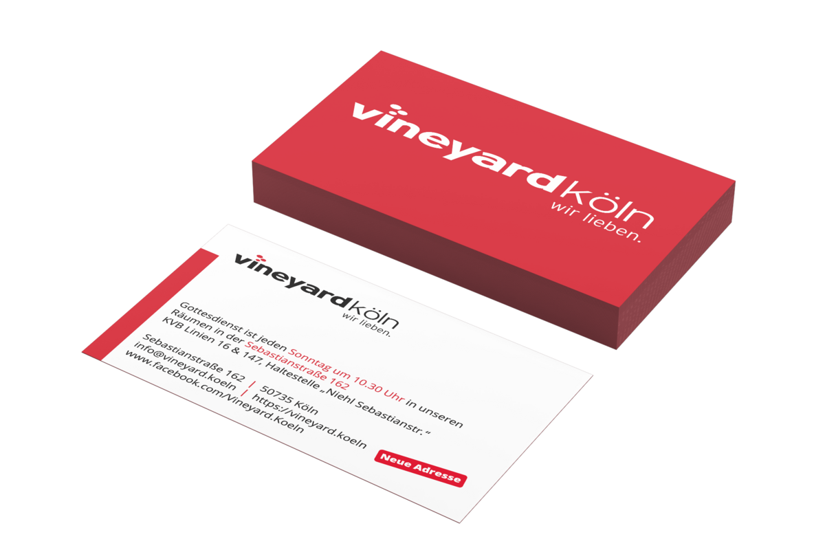Vineyard Köln – Visitenkarten